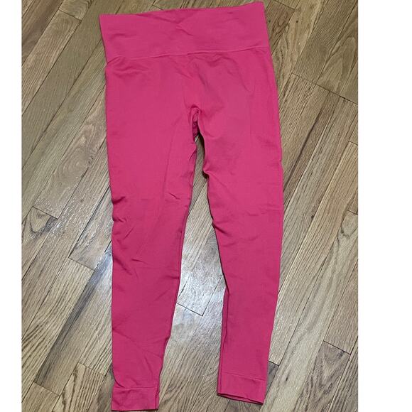 SET Active Pink Sculptflex Seamless Workout Leggings, Women's Large - Picture 1 of 4